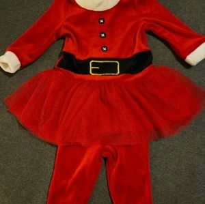 Girls Santa inspired Christmas Outfit